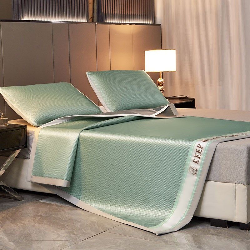 母婴级A类冰丝凉席三件套夏季空调软席可折叠可水洗X学生宿舍凉席,床上用品,冰丝席,淘宝优惠券,粉丝福利购,淘宝优惠卷