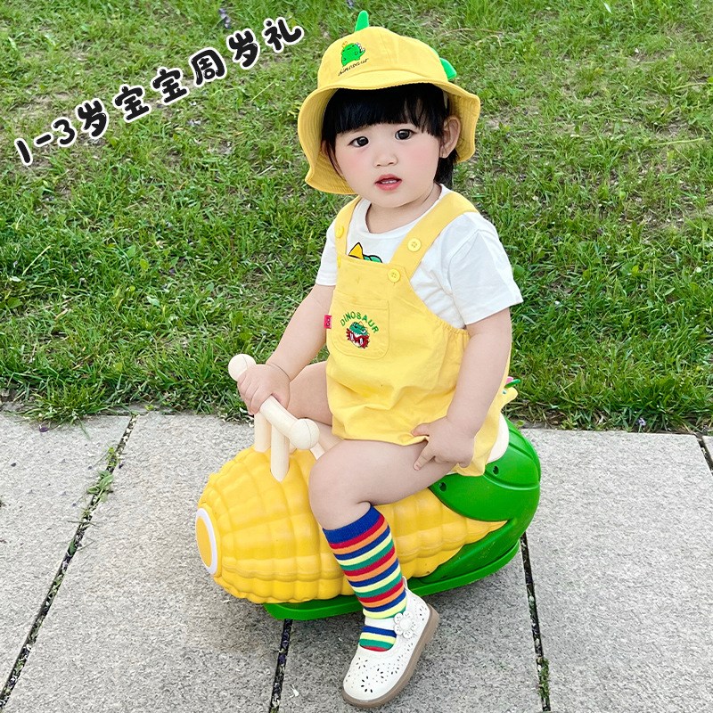 花生车玉米扭扭车溜溜儿童玩具车1一3岁婴儿宝宝一周岁礼物男女