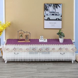 电视柜遮丑盖布电视柜套防尘罩新款E电视柜遮丑布电视柜子遮挡帘