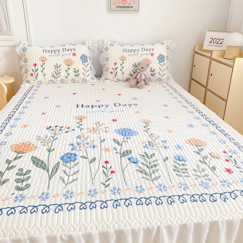 可机洗水洗加厚乳胶硅o胶夏季冰丝凉席床垫夏凉被四件套枕套三件,床上用品,乳胶席,淘宝优惠券,粉丝福利购,淘宝优惠卷