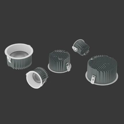 led超亮筒灯服装店铺商用w餐饮展厅效色防眩大功率嵌入式高光高显