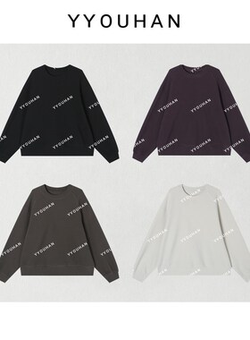 小众设计纯色简约百搭套头长袖卫E衣外套 2409B3851