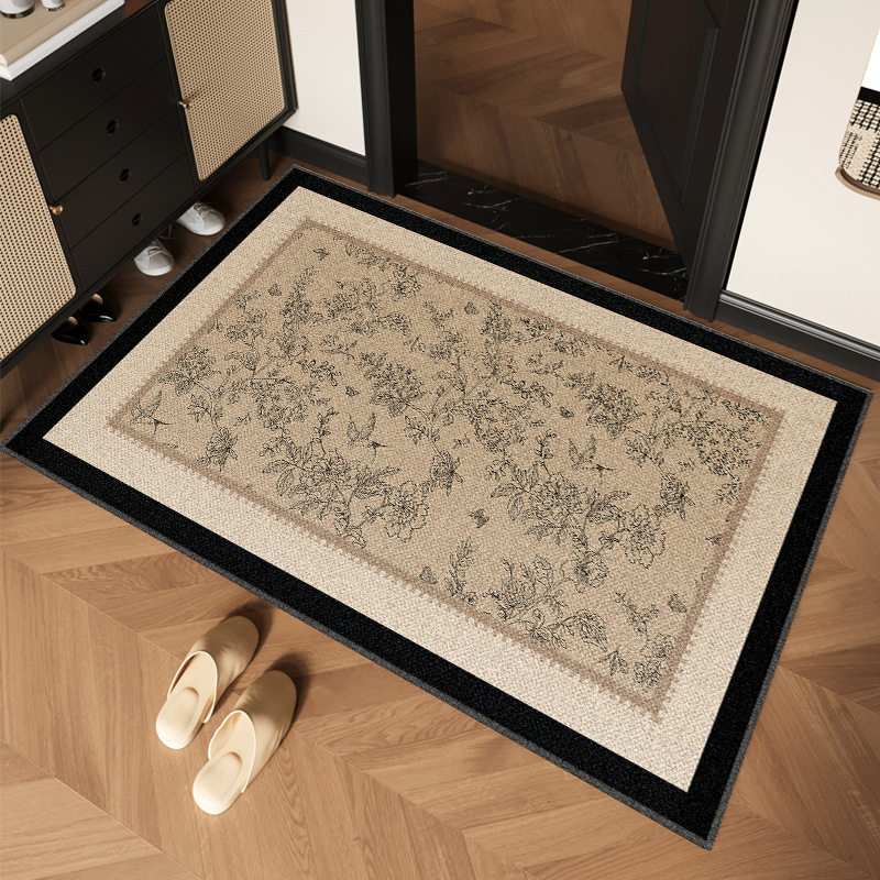 中古风入户门口地垫甄选棉麻圈绒进门地垫防滑耐脏玄关地毯,居家布艺,入户地垫,淘宝优惠券,粉丝福利购,淘宝优惠卷