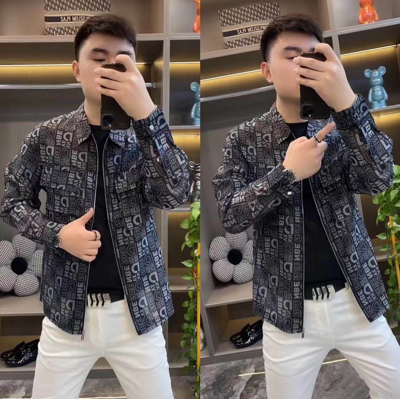 夏季男士时尚百搭薄款夹克