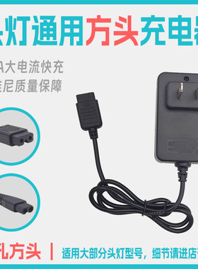 雅尼头灯双孔充电器原装通用快充