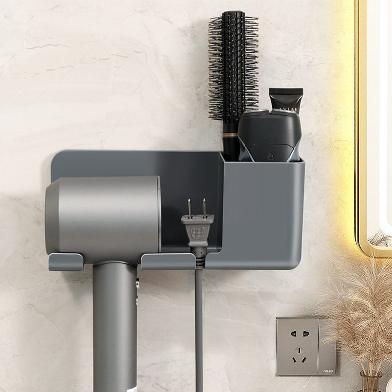 吹风机置物架免打孔卫生间电吹风支架壁挂式浴室吹风机风筒放置架,家庭/个人清洁工具,吹风机置物架,淘宝优惠券,粉丝福利购,淘宝优惠卷