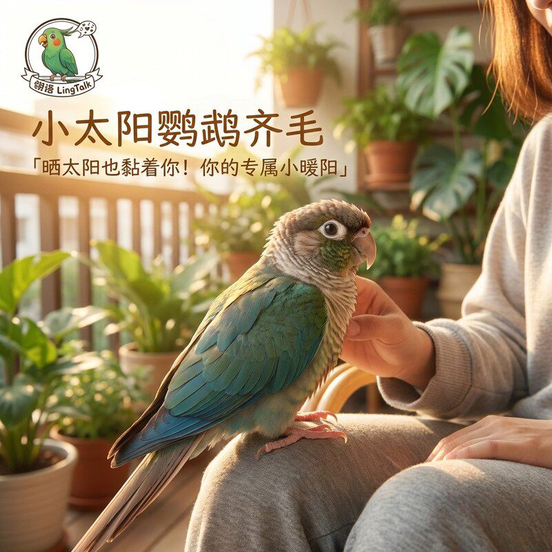 小太阳鹦鹉活鸟蓝化黄边凤梨绿颊