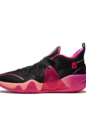 李宁 韦德之道 冷血1 轻盈篮球鞋 黑色 ABPS007-3湖北48仓