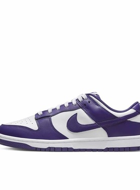 耐克男款复古休闲低帮板鞋白紫色DD1391-104YD仓