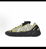 700潮流复古低帮生活休闲鞋 Yeezy Boost 黄绿色GW9525丁浩仓