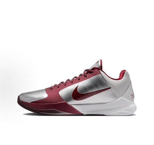 Nike Zoom Kobe 5 Protro Lower 低帮 篮球鞋 男款 银白色 曾仓