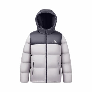 骆驼火山羽绒服男冬季情侣短款加绒加厚保暖面包服防寒 RX仓