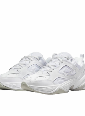 耐克Nike M2K纯白老爹鞋厚底复古休闲跑步鞋AO3108-100 毅博仓