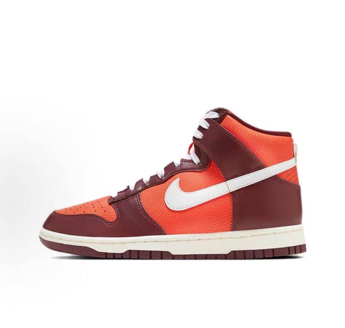 Nike Dunk高帮板鞋女款酒红色FJ2263-600躁动