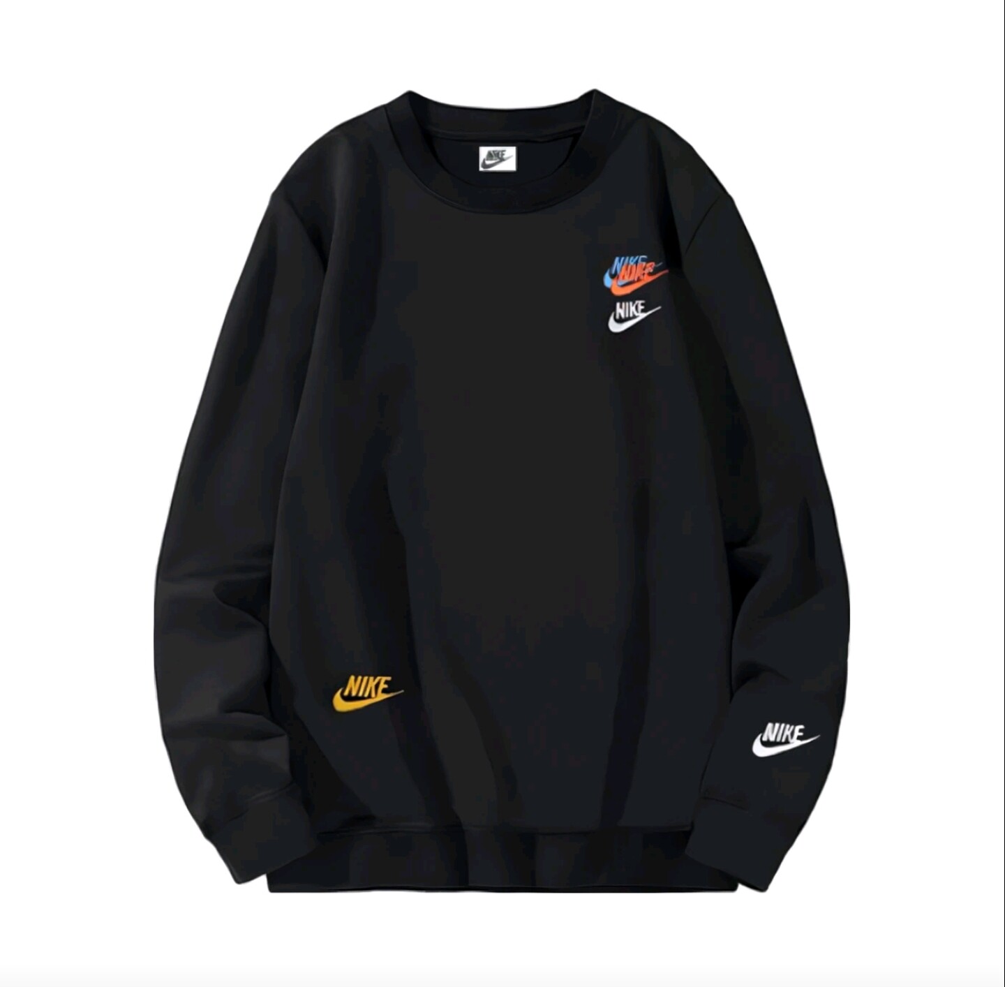 Nike/耐克 刺绣三勾圆领套头卫衣-石家庄3仓