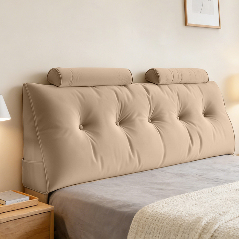 床头靠垫软包靠背垫床榻榻米床上大靠枕无背靠2025新款可拆洗床靠