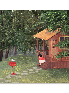 【特惠捡漏】插画师Subin复刻艺术版画治愈日系漫画风景装饰画芯