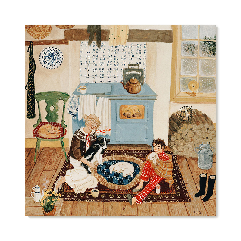 【捡漏合集】插画师Lore Pemberton复刻艺术版画治愈复古装饰画芯