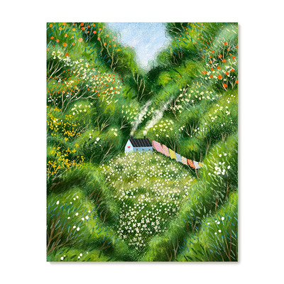 【特惠捡漏】插画师Laivi Poder复刻艺术版画治愈系田园装饰画芯