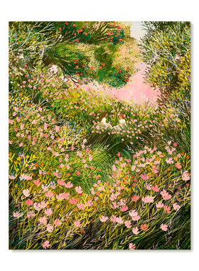 【特惠捡漏】插画师Laivi Poder复刻艺术版画治愈系田园装饰画芯