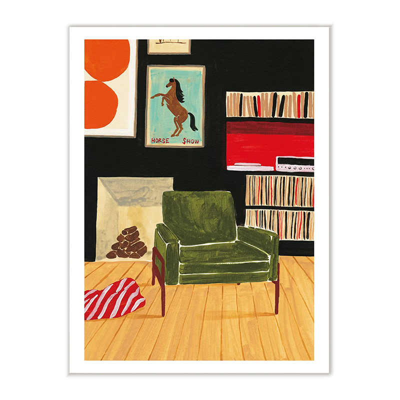 【特惠捡漏】Yukiko Noritake插画复刻艺术版画小众个性装饰画芯