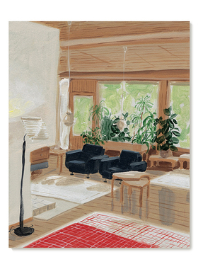 【特惠捡漏】插画师Yukiko Noritake复刻艺术版画治愈系装饰画芯