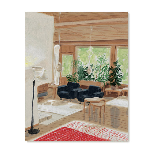 【特惠捡漏】插画师Yukiko Noritake复刻艺术版画治愈系装饰画芯