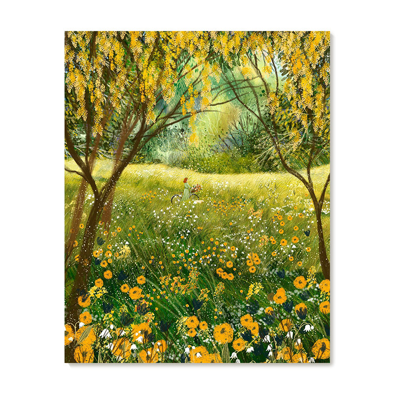 【特惠捡漏】插画师Laivi Poder复刻艺术版画治愈系田园装饰画芯