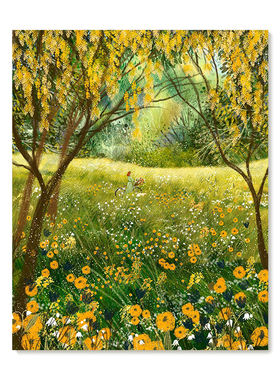 【特惠捡漏】插画师Laivi Poder复刻艺术版画治愈系田园装饰画芯