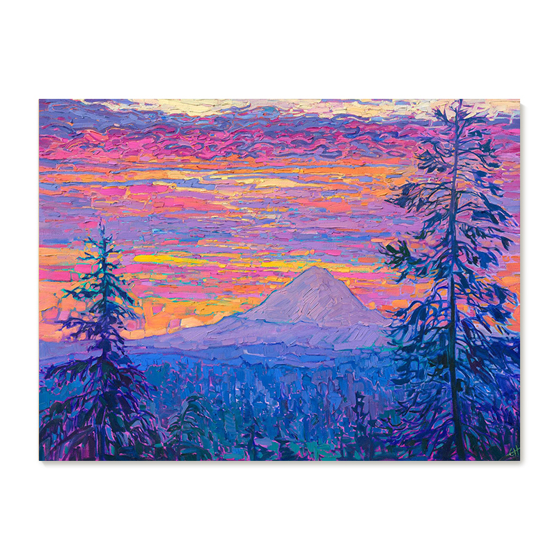 【特惠捡漏】Erin Hanson油画家复刻艺术版画印象派风景装饰画芯