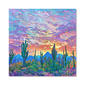 特惠捡漏 Erin Hanson油画家复刻艺术版 画印象派风景装 饰画芯