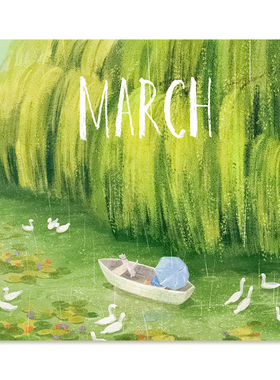 【特惠捡漏】插画师Subin复刻艺术版画清新韩系治愈风景装饰画芯