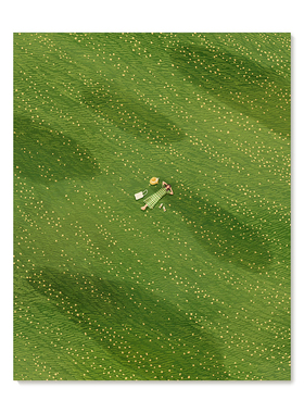 【特惠捡漏】插画师Subin复刻艺术版画清新治愈草地风景装饰画芯