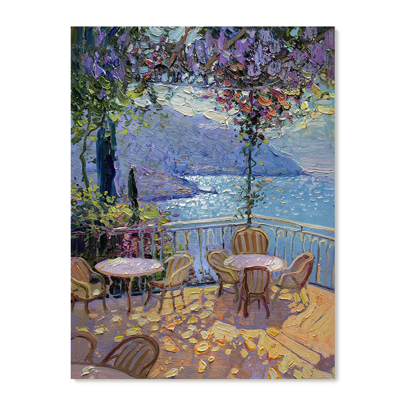 【特惠捡漏】Sergiu Ciochina复刻艺术插画治愈田园风景装饰画芯