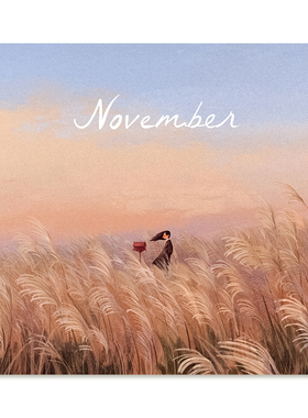 【特惠捡漏】插画师Subin复刻艺术版画治愈秋天风景芦苇装饰画芯