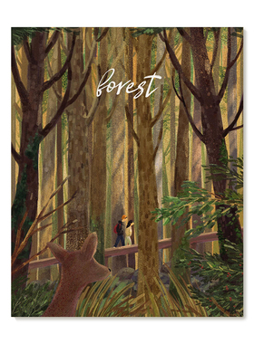 【特惠捡漏】插画师Subin复刻艺术版画清新韩系治愈风景装饰画芯