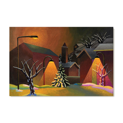 【特惠捡漏】Salvo复刻艺术品挂画大气创意个性夕阳风景装饰画芯