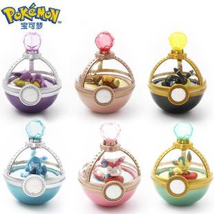 正版神奇宝可梦睡眠精灵球皮卡丘仙子伊布盲盒公仔礼物手办