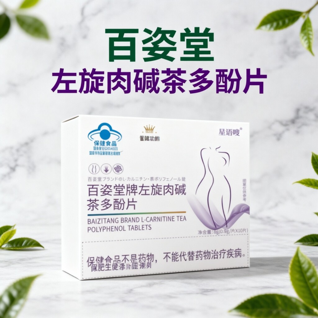 饱腹强燃脂左旋肉碱茶多酚片中年发福胖控制脂肪大基数夏天瘦减重