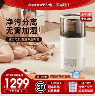 白朗无雾加湿器孕妇婴幼儿室内加湿母婴卧室空气除菌大湿量