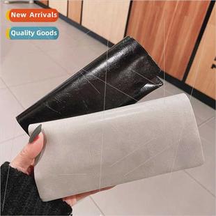 Portable Case Durable Cassette Handmade Leather Eyeglasses