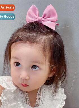 Korean children ears bow hair clips ltle girl princess headd