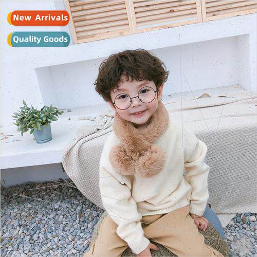 Hairball Korean scarf children men women imation otter rabb