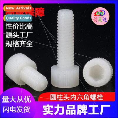 Plastic hexagon socket head cap screws Nylon screws Plastic