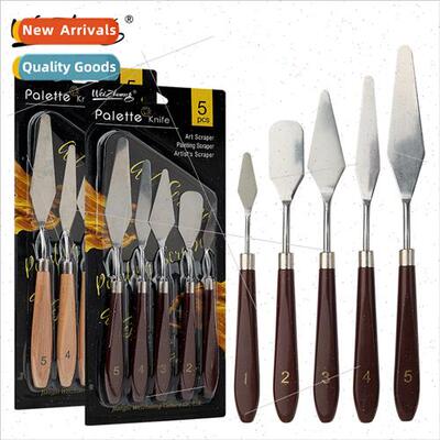 Hot Sale 5 Pcs Oil Painting Palette Knife Oil Painting Muscl