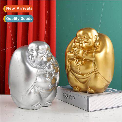 Maiya Buddha Resin Crafts Money Storage Jar Ornament Home vi
