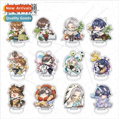 Game  set acrylic humanoid standing ornaments can be D syste