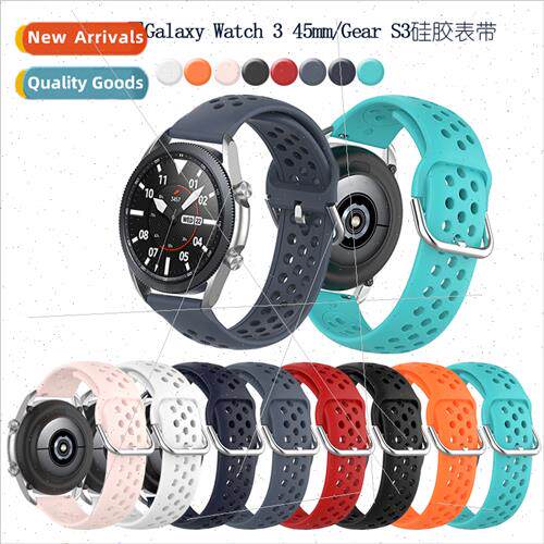 Replacement Silicone Wristb适用Samsung Galaxy Watch 3 45mm/G