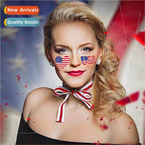 Cross Mirror 2023 New USA Independence Day Theme Face Sticke
