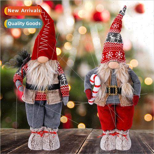 Standing Pose Christmas Doll Faceless Doll Christmas Decorat